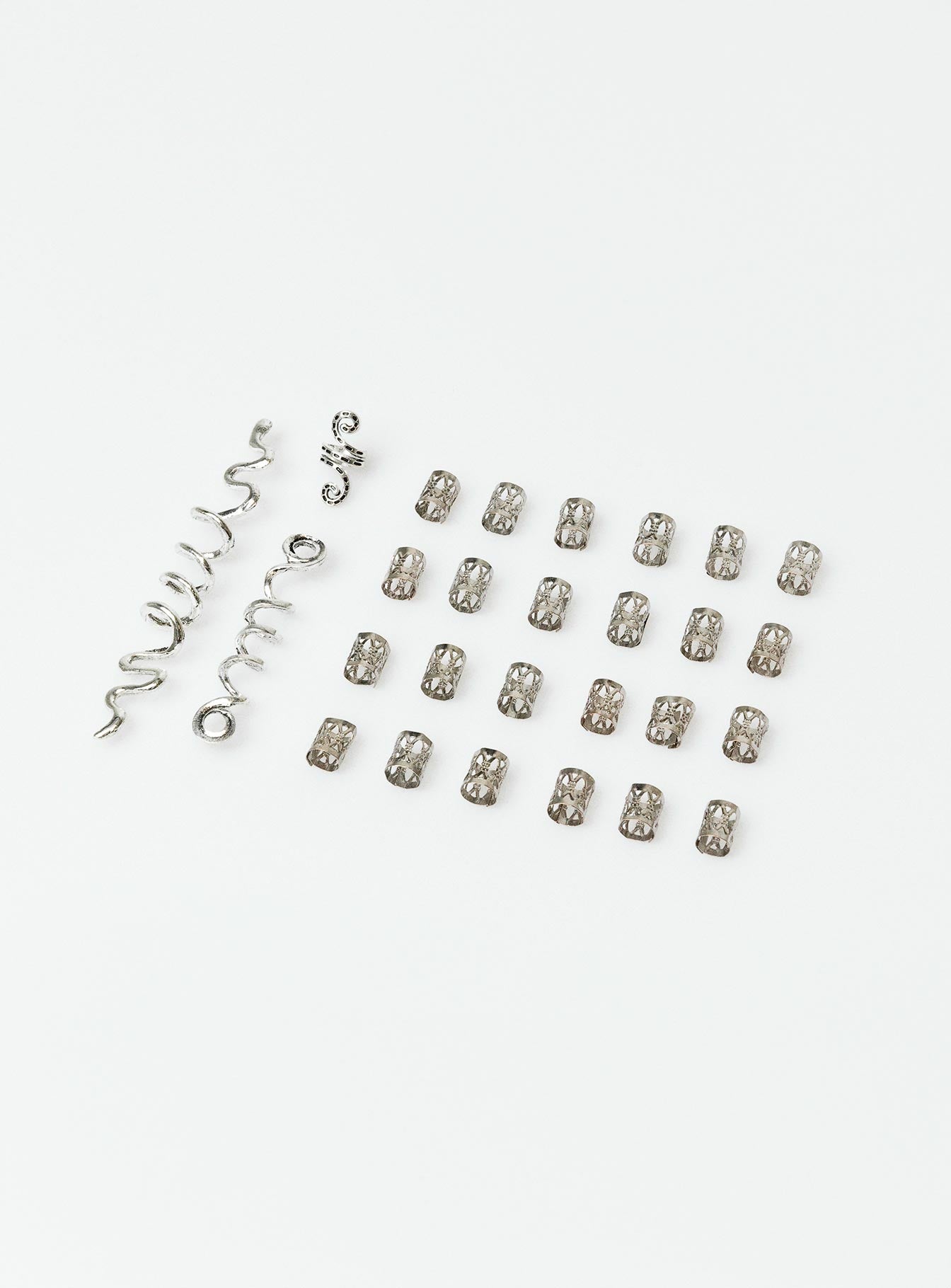 Tami Hair Rings Silver