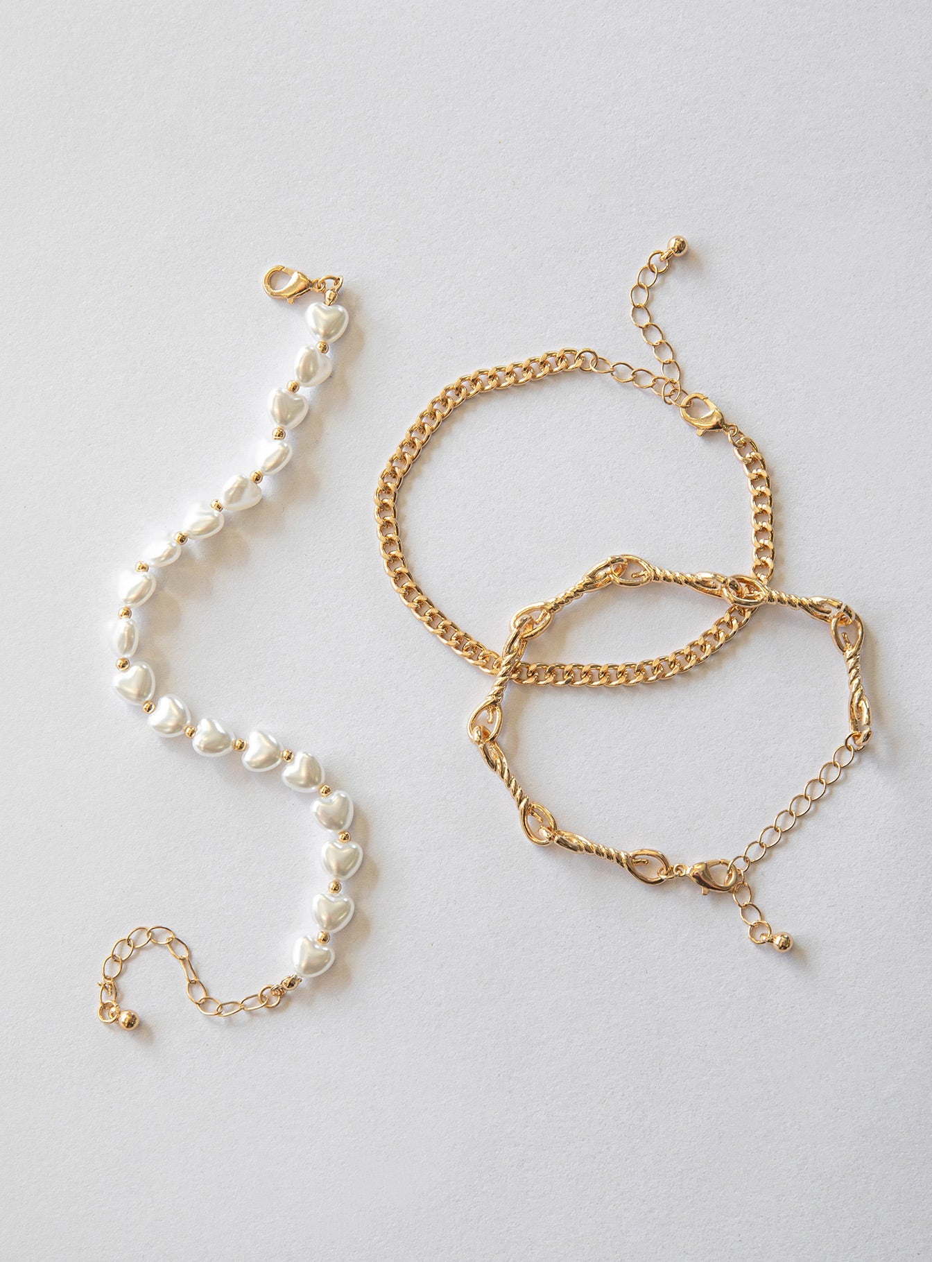 Davide Bracelet Pack Gold