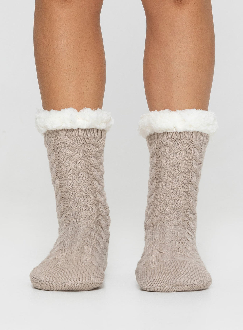 Warm Up Socks Beige