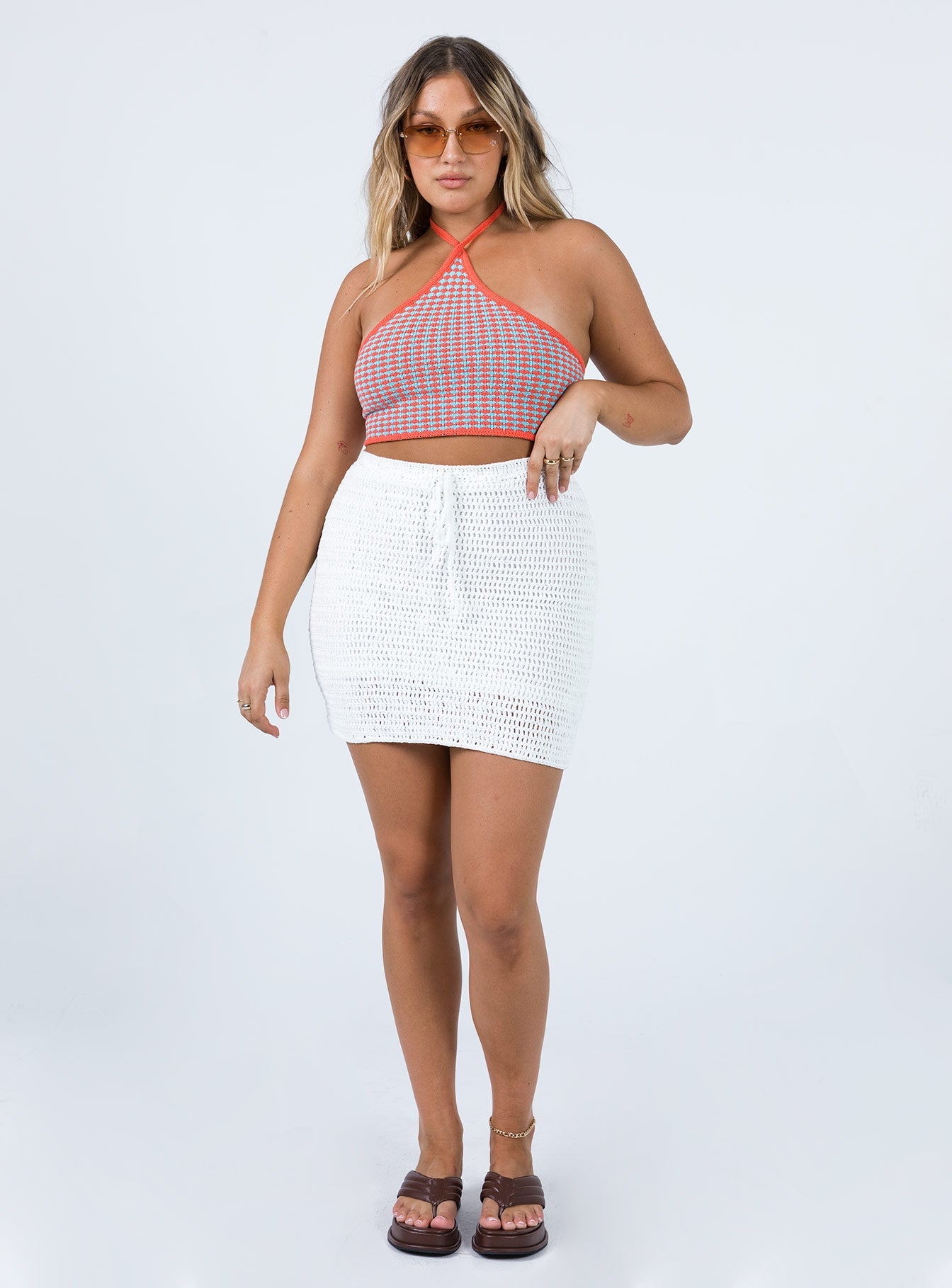 Avoca Mini Skirt White