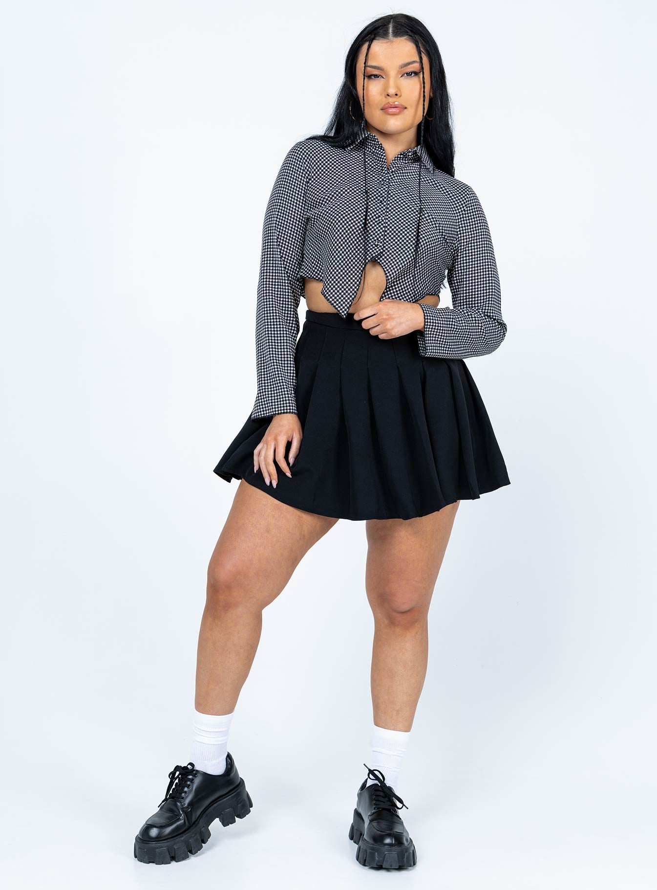 Nina Long Sleeve Top Black