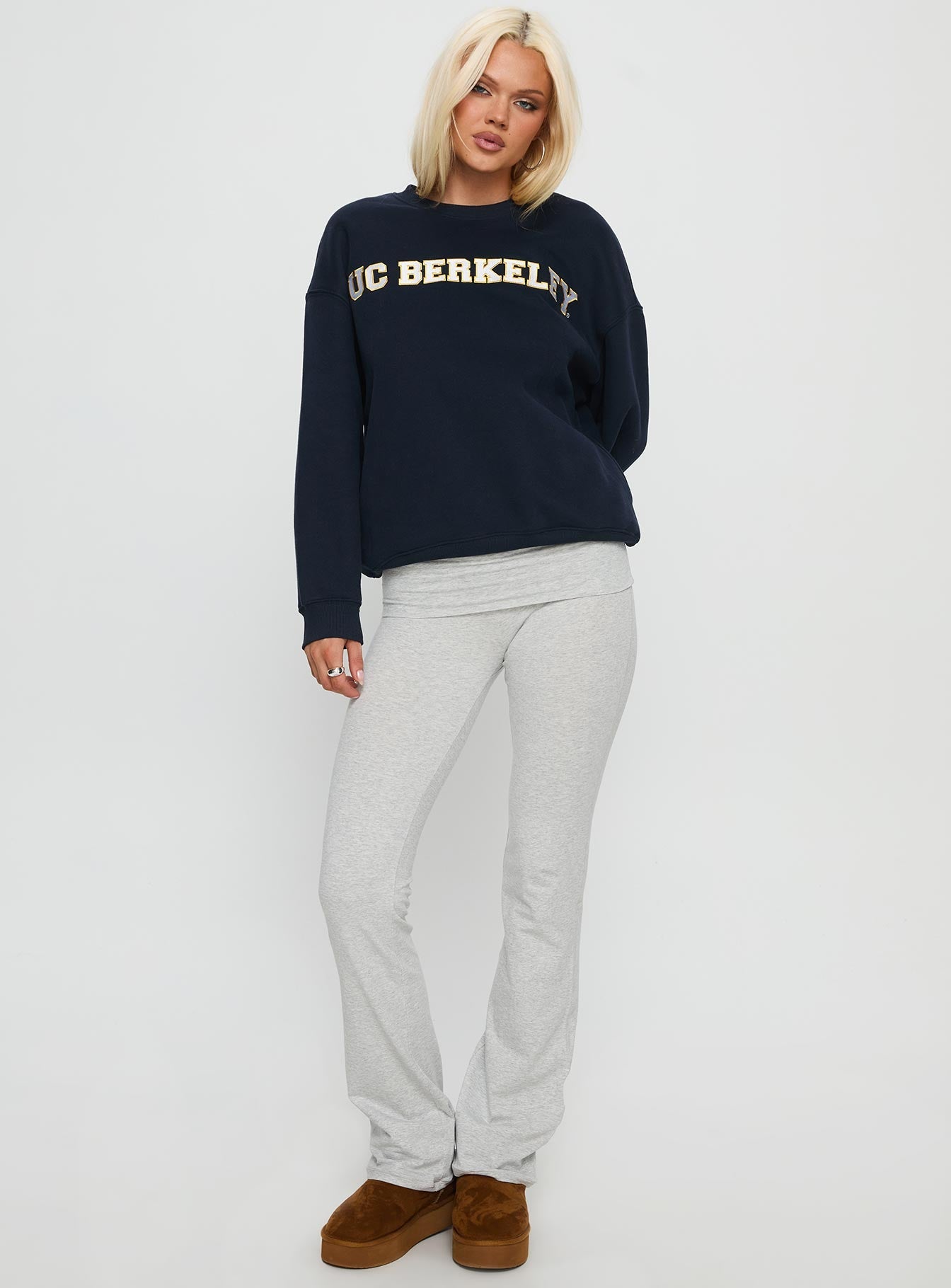 UC Berkeley Offside Crewneck Sweatshirt Navy