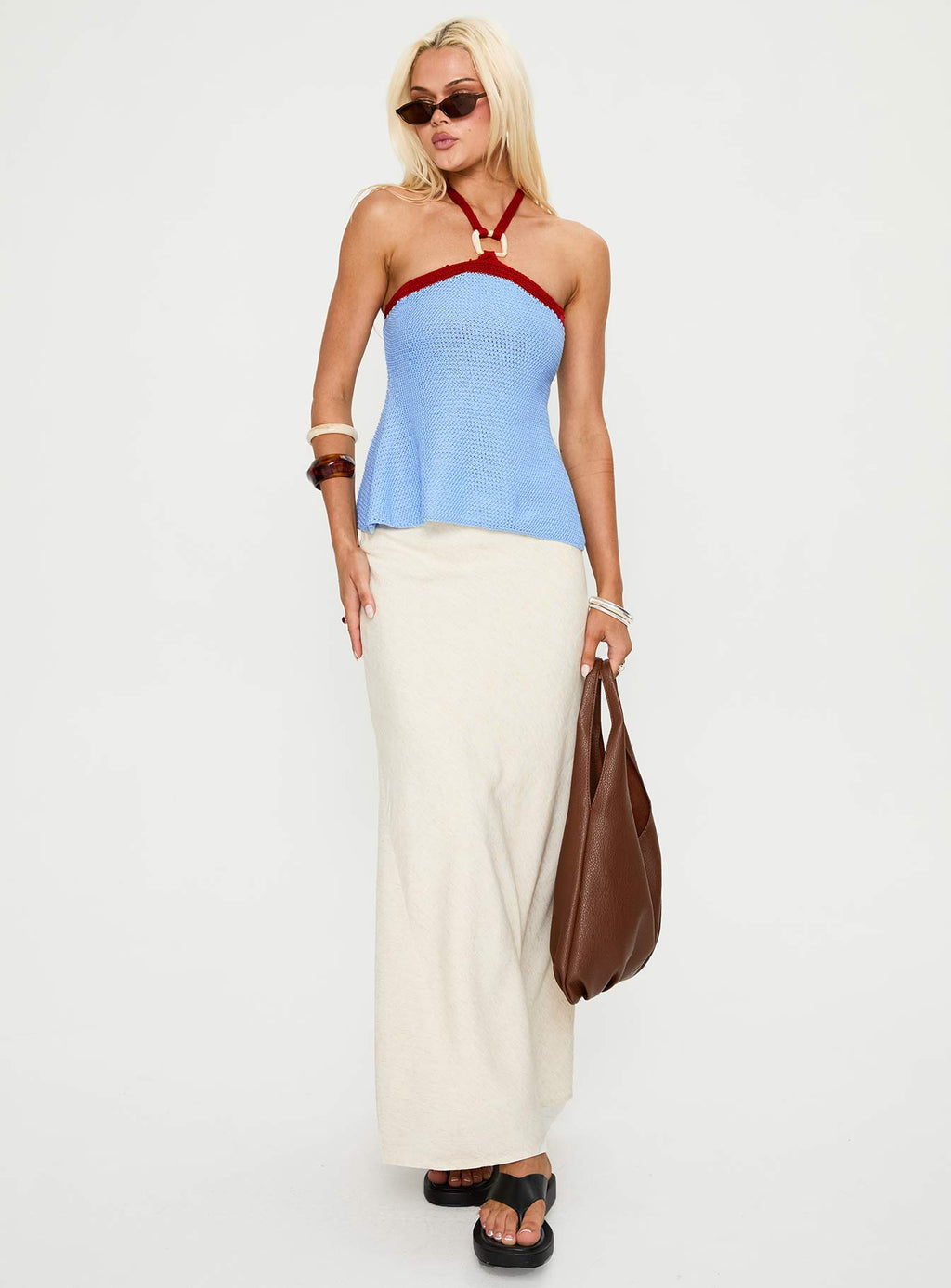 Contradiction Hardware Detail Top Blue