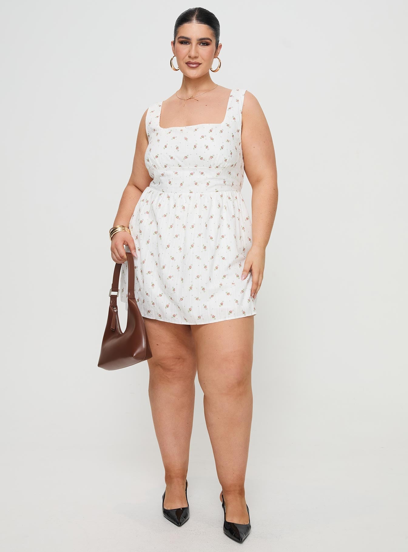 Samana Mini Dress White Curve