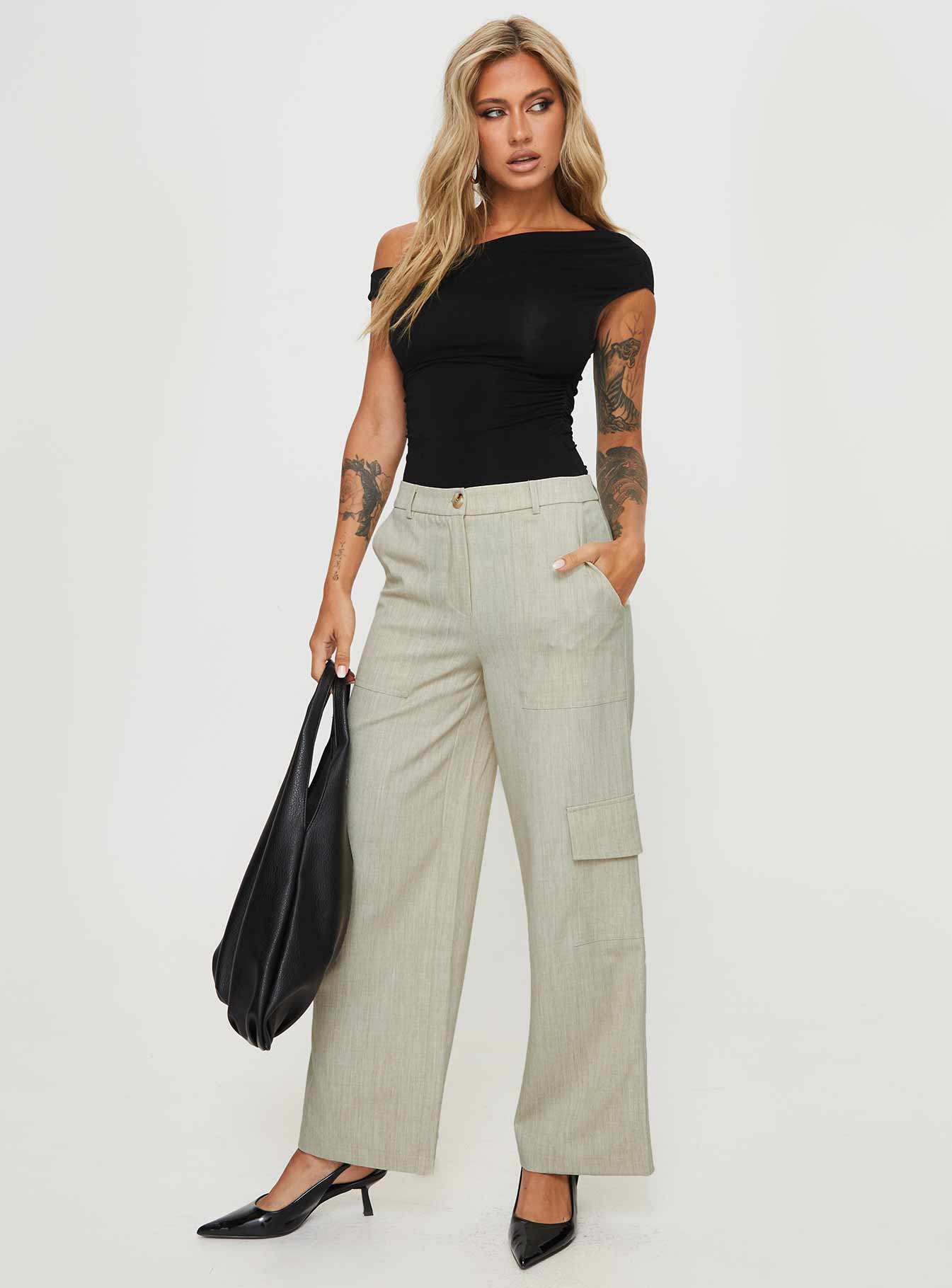 Stacks Cargo Pant Beige