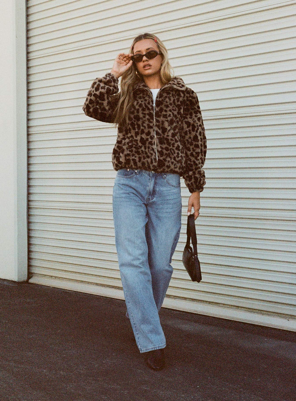 Colemane Mid Rise Flared Jeans Angel Blue