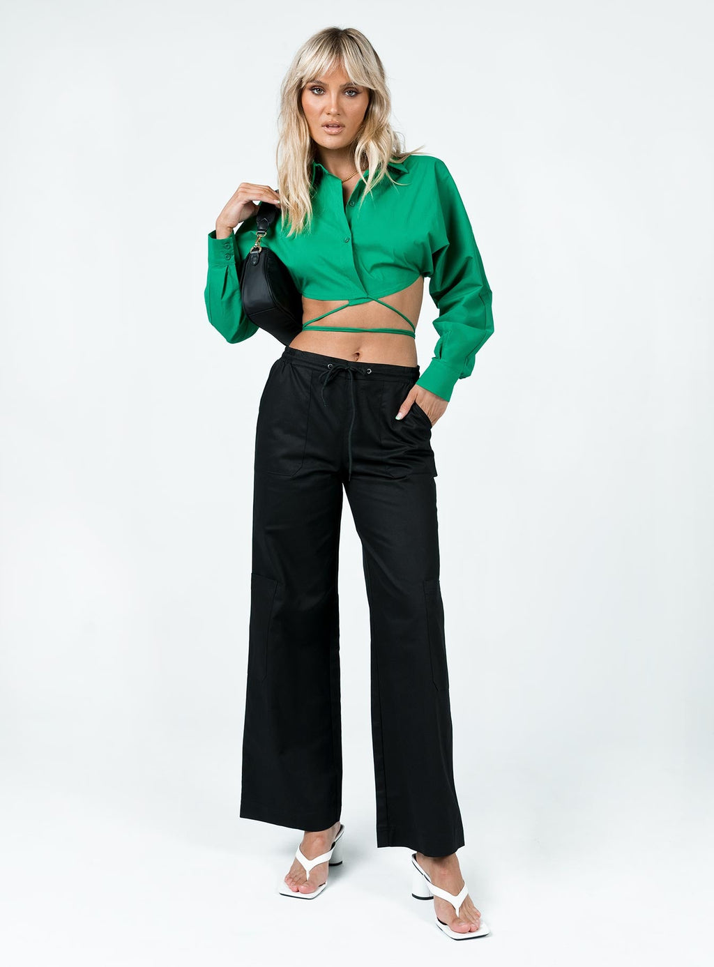 Rylen Long Sleeve Top Green