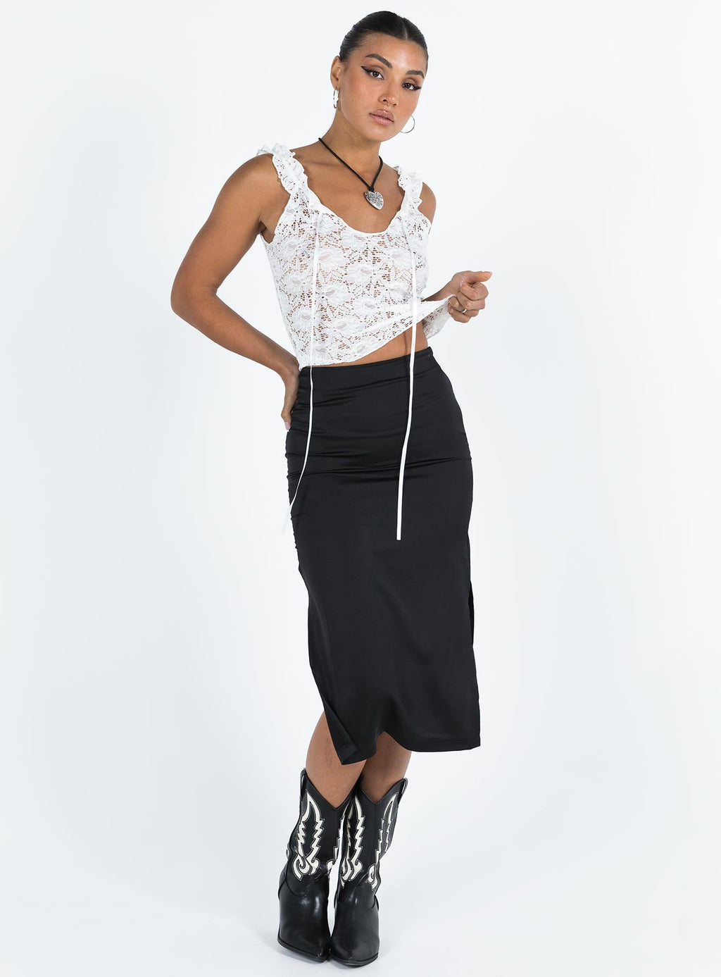 Jansson Midi Skirt Black