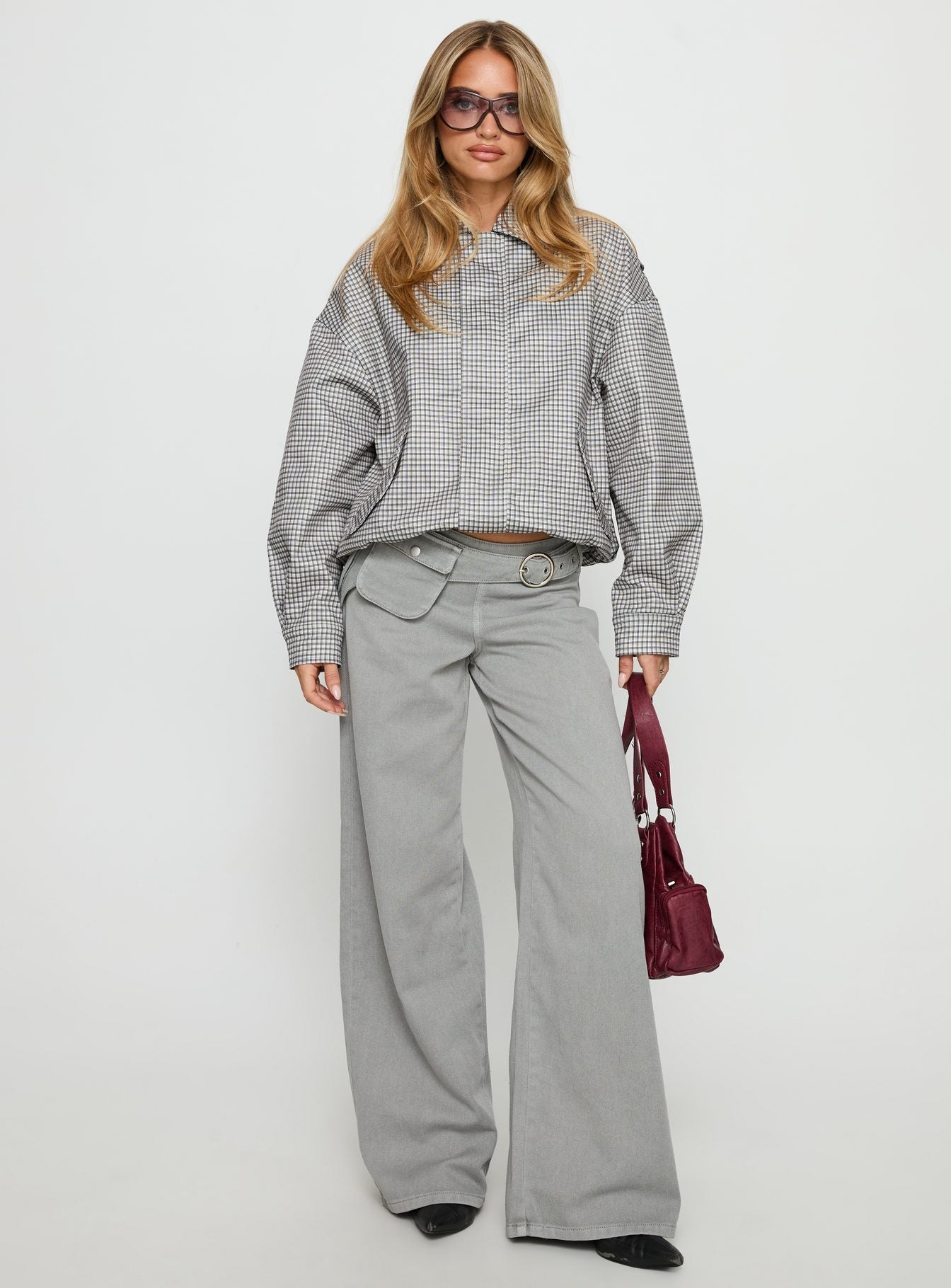 Kenny Bomber Jacket Cream Check