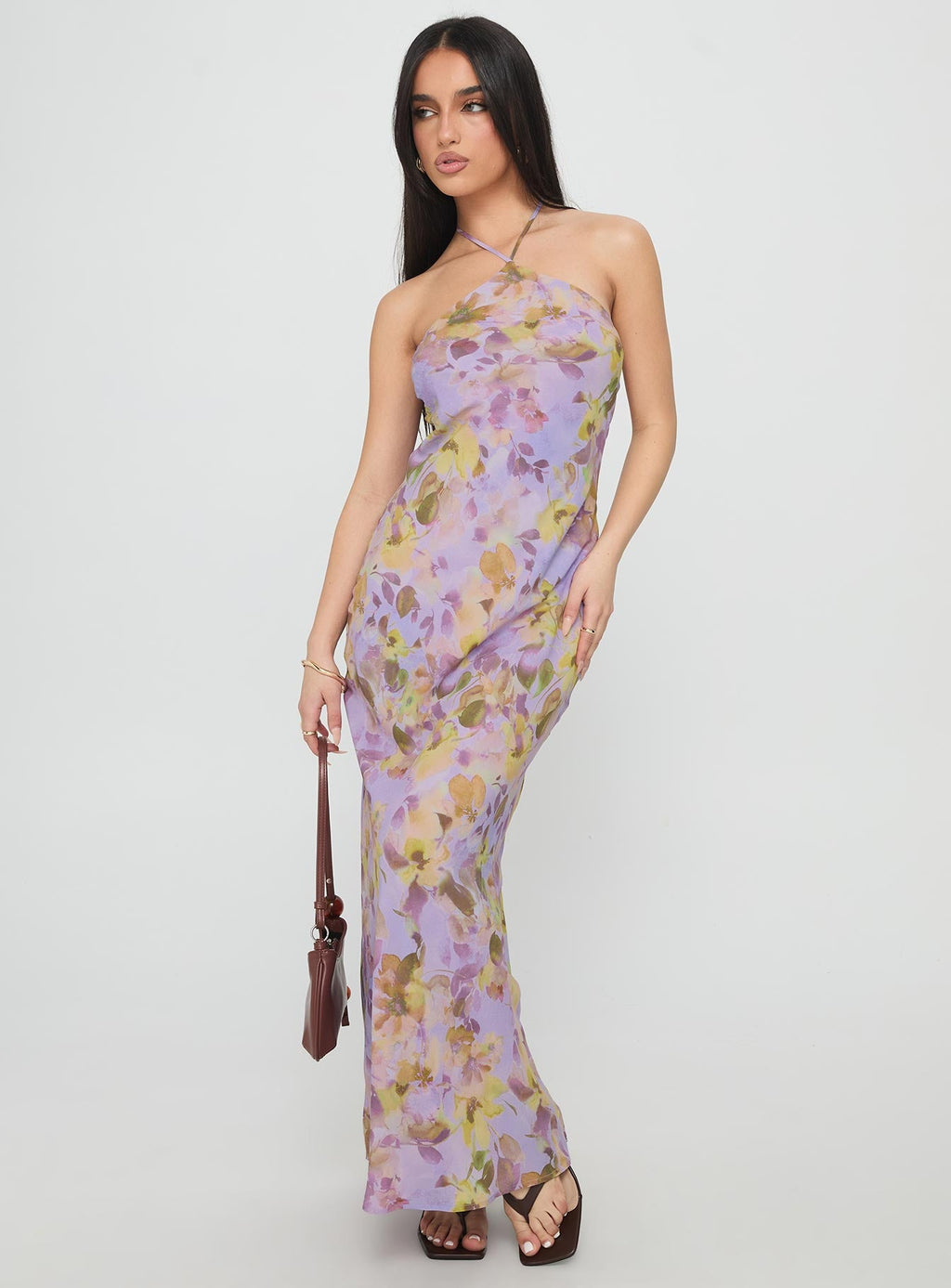 Florabella Halter Maxi Dress Multi