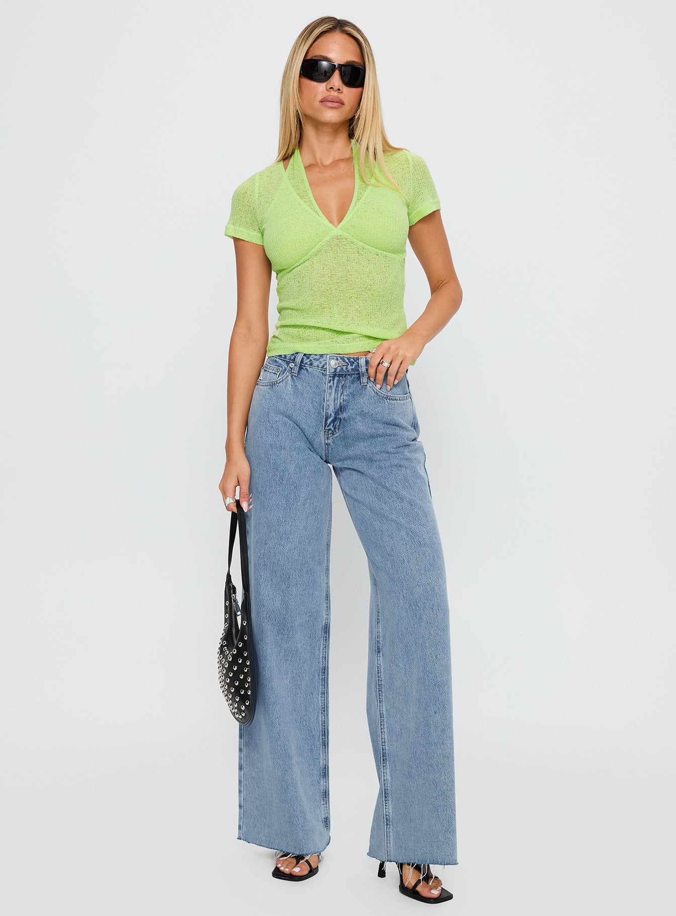 Darla Low Rise Straight Jean Vintage Blue Wash