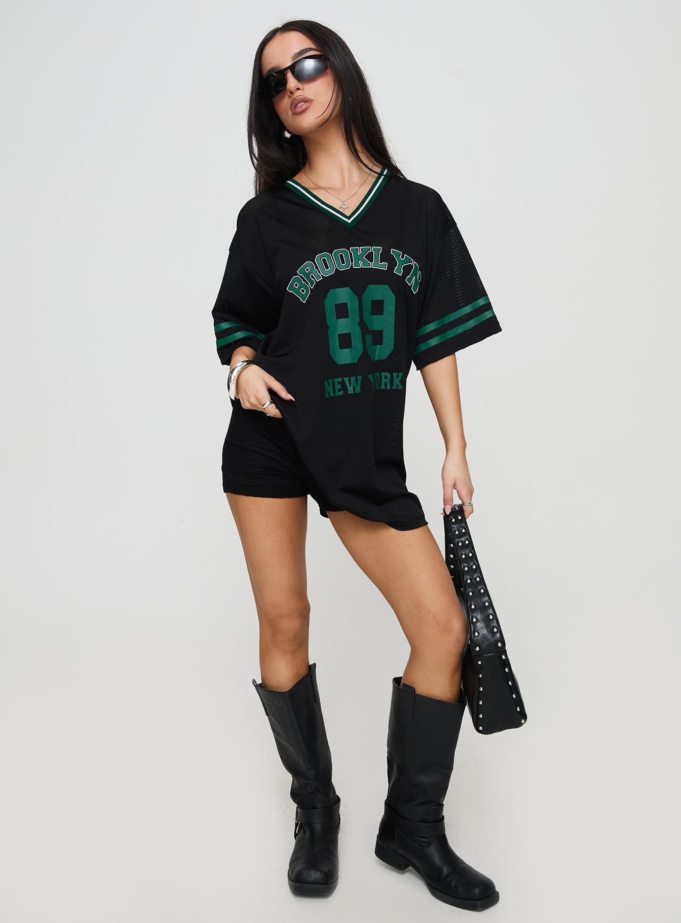Michail Jersey Mini Dress Green