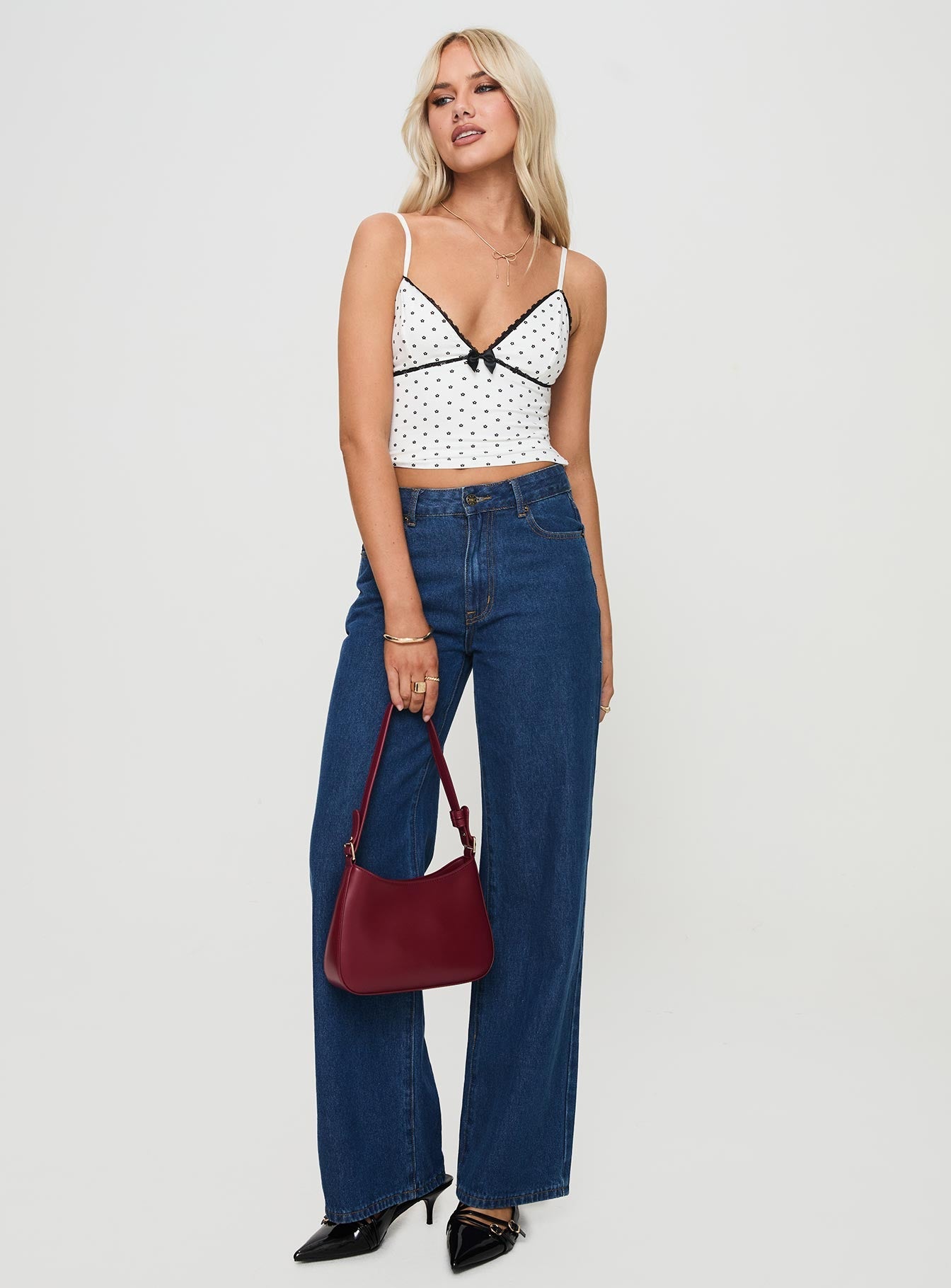 Rune Top White / Black