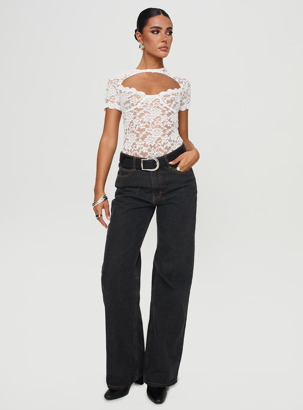 Giallo Bodysuit White