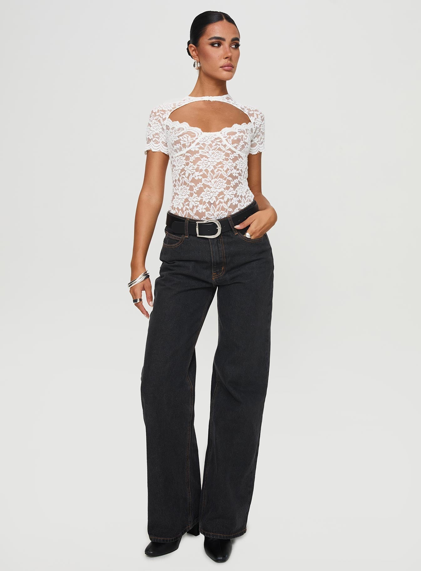 Giallo Bodysuit White