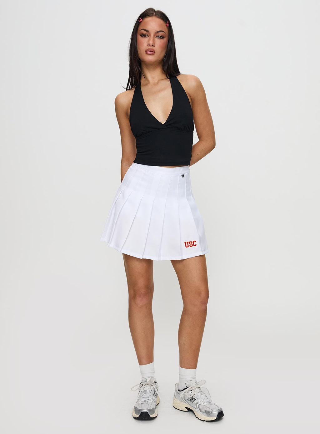 USC Tennis Skort White