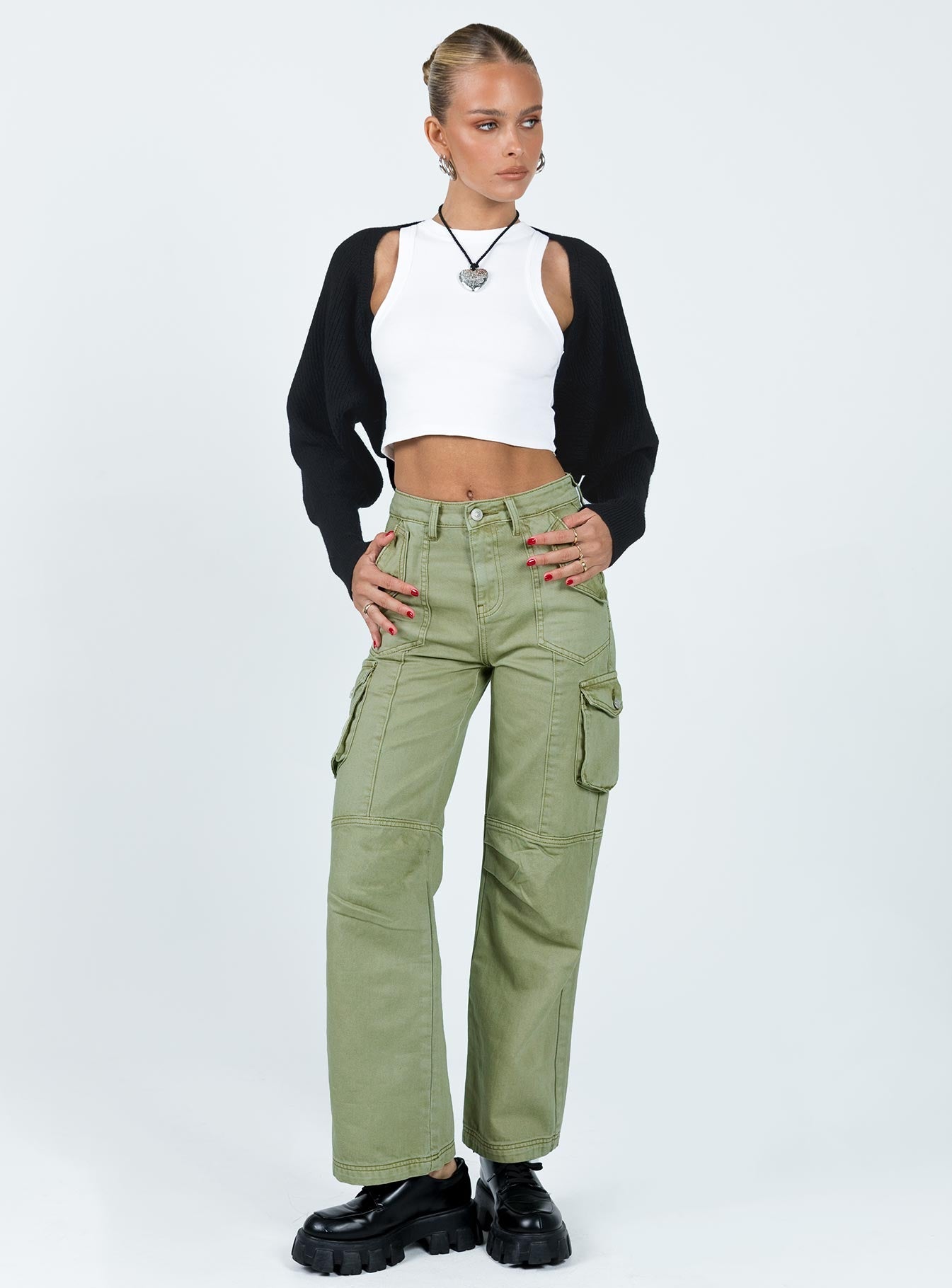Oswell Cargo Pants Green