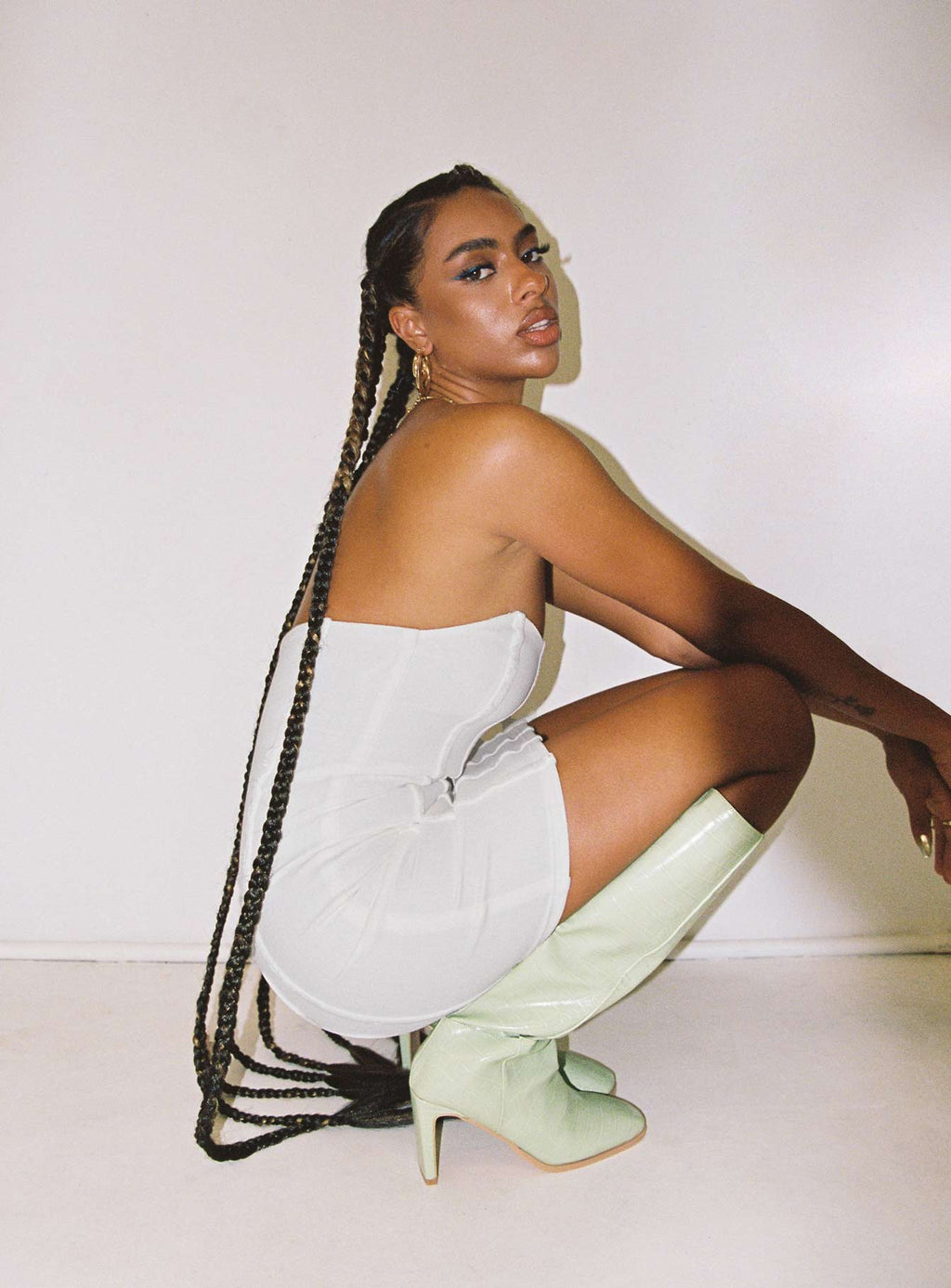 Tristian Mini Dress White