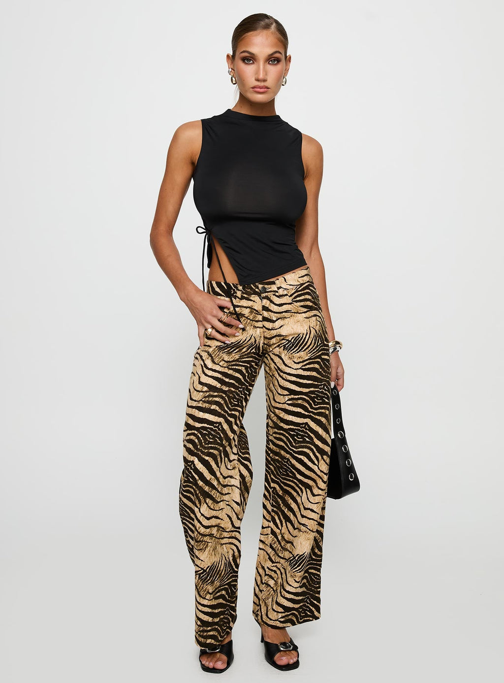 Low Rise Roomy Pants Multi