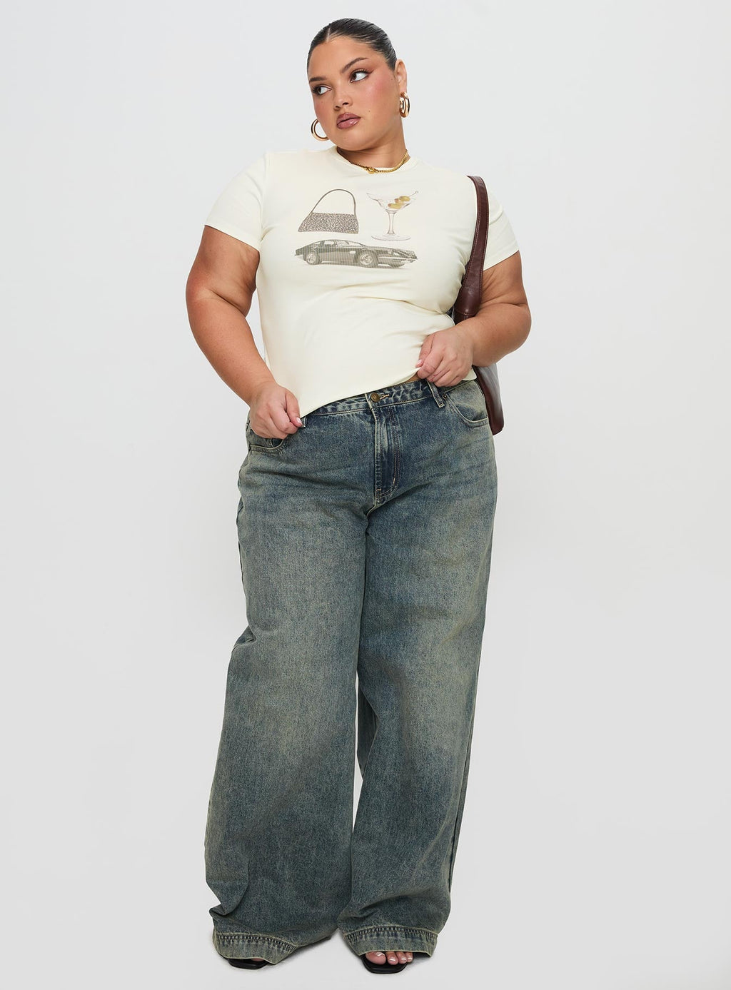 Marseille Manners Graphic Top Cream