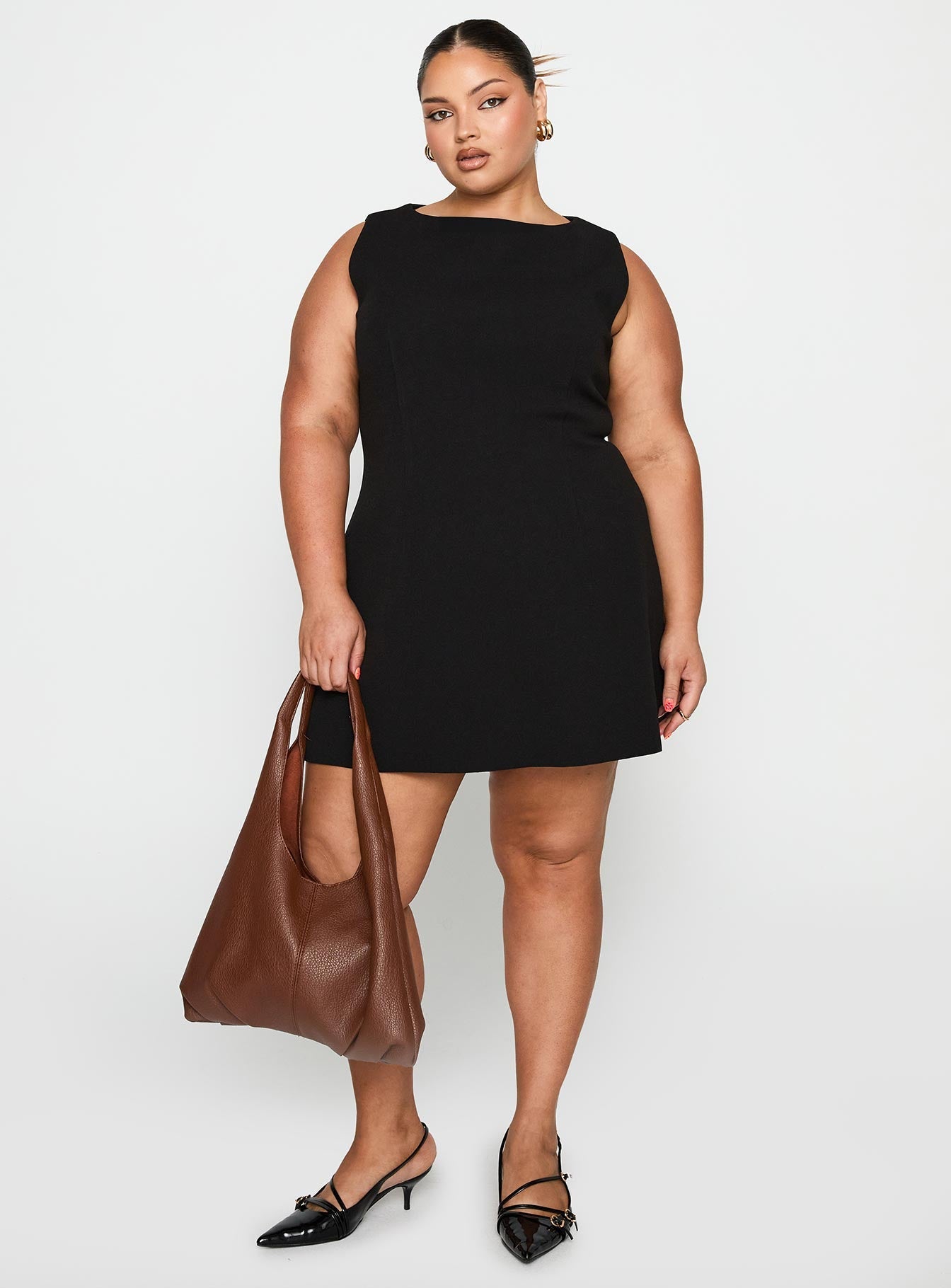 Anse Mini Dress Black Curve
