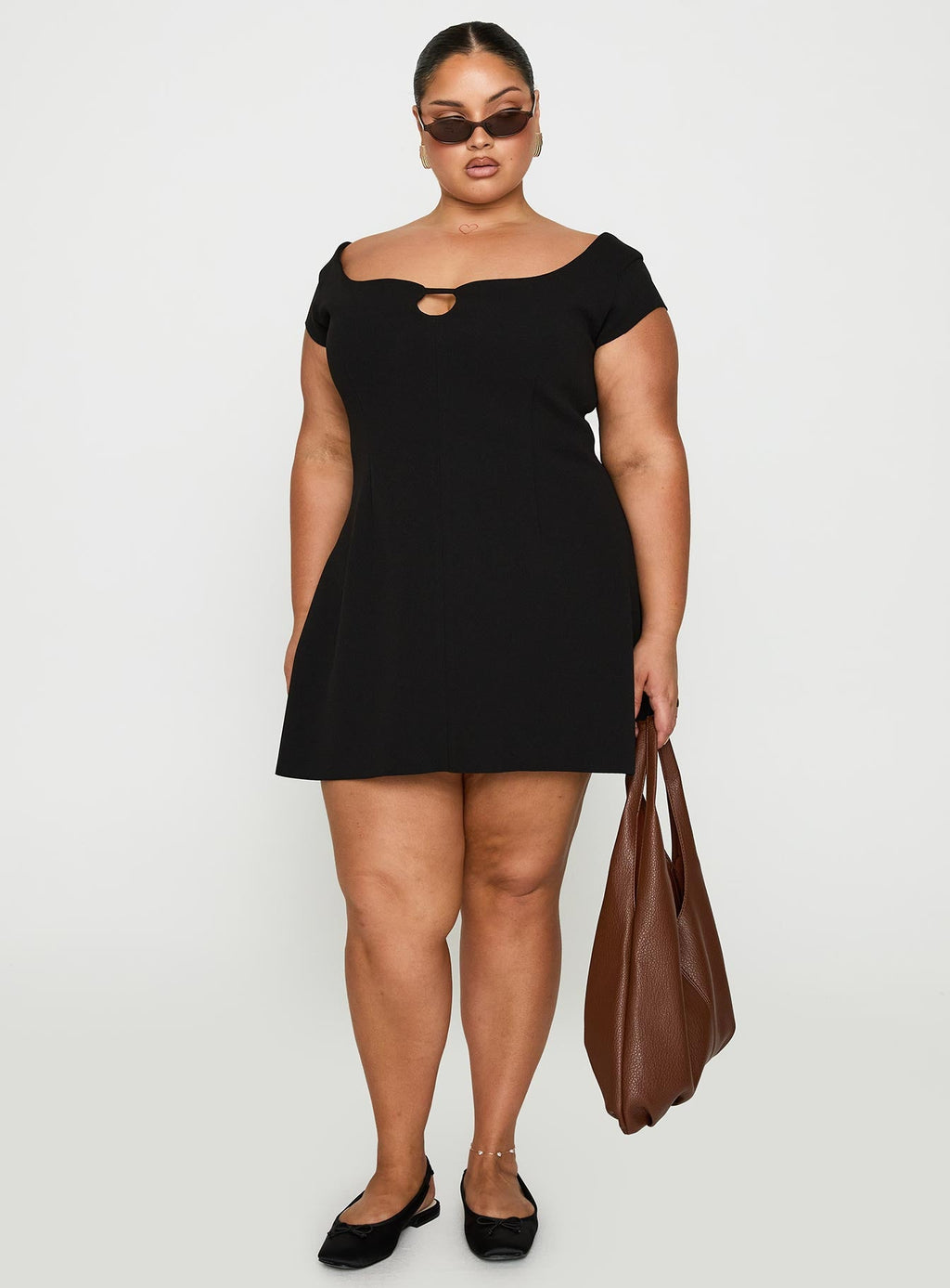 Sylvette Mini Dress Black Curve