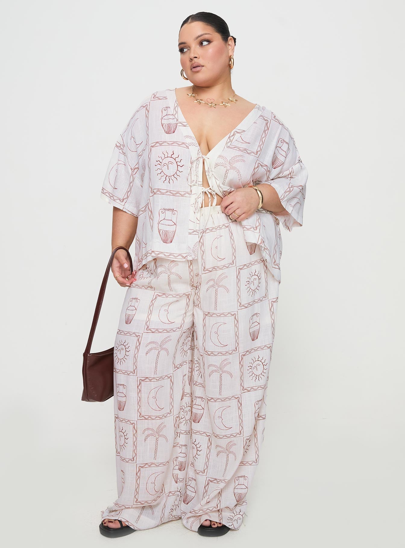 Sun Dream Pant Cream / Multi Curve