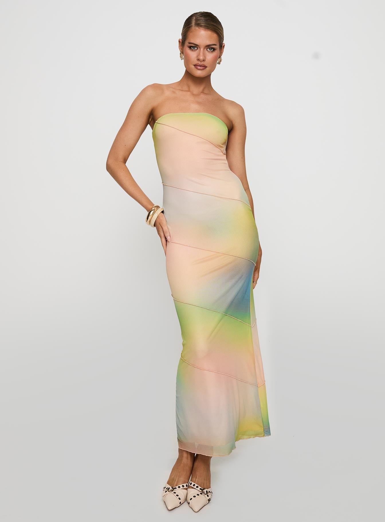 Luela Maxi Dress Tie Dye Multi