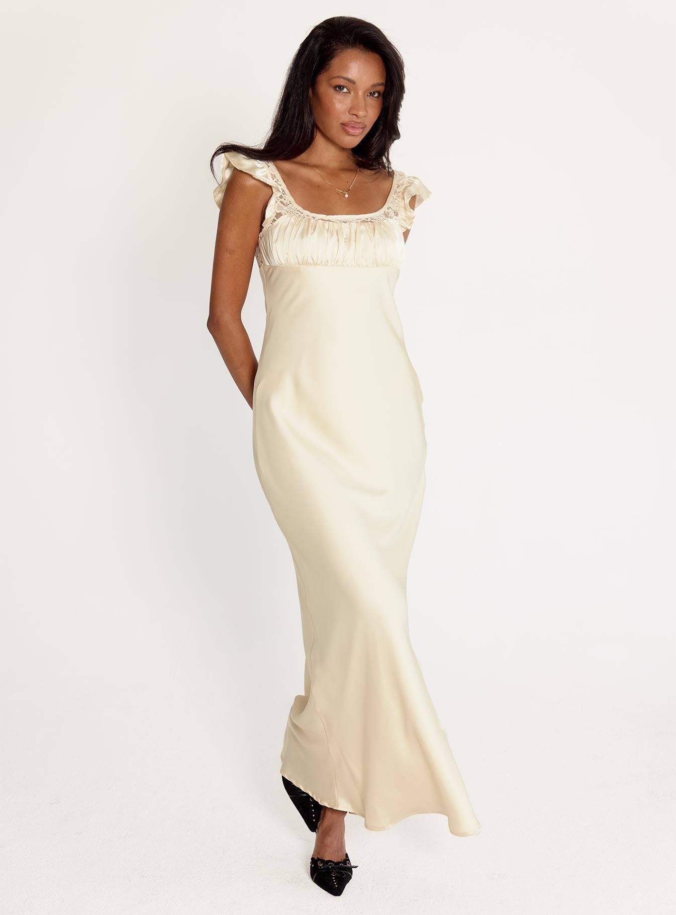Adelie Maxi Dress Champagne