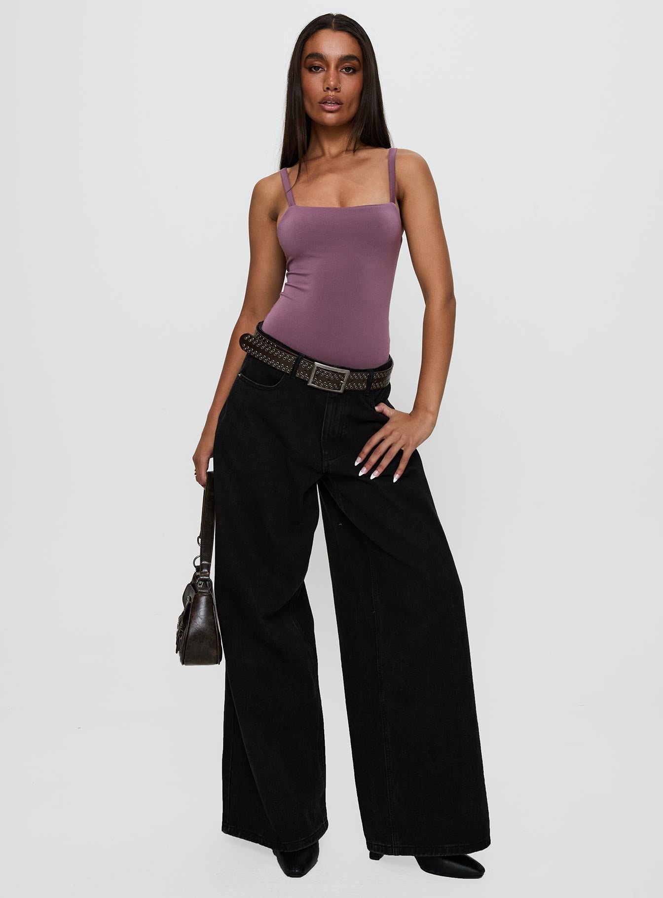 Off Stage Bodysuit Purple