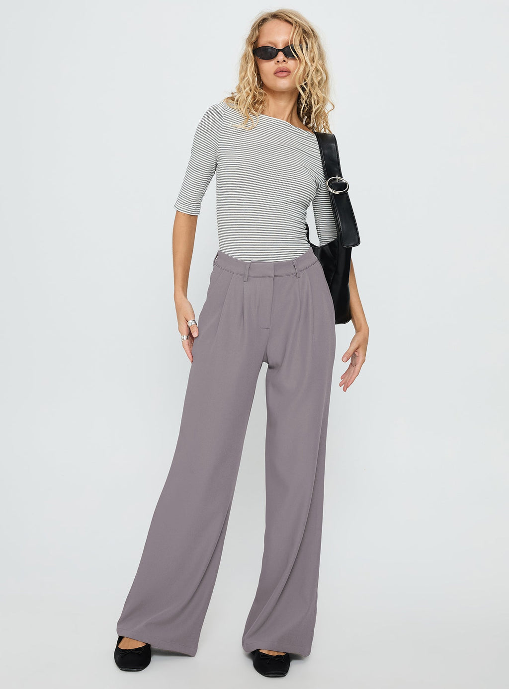 Ambient Wide Leg Pant Grey