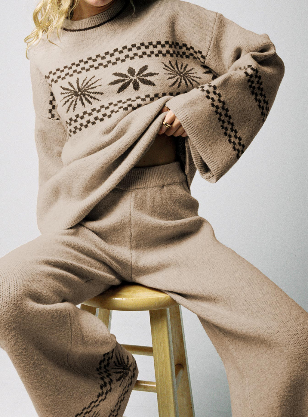 Anok Star Pants Brown / Cream