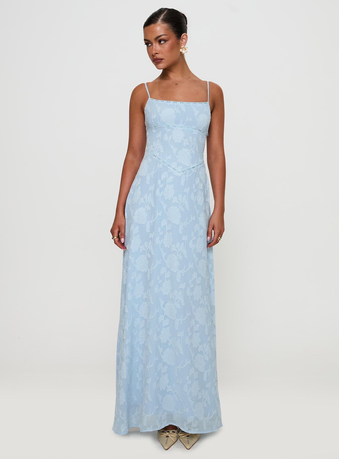 South Of France Maxi Dress Blue