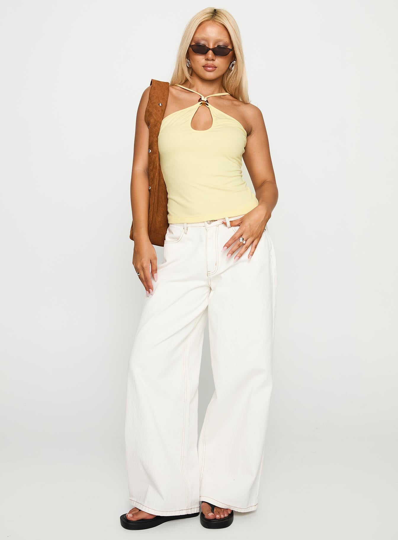 Luminarie Cut Out Top Lemon