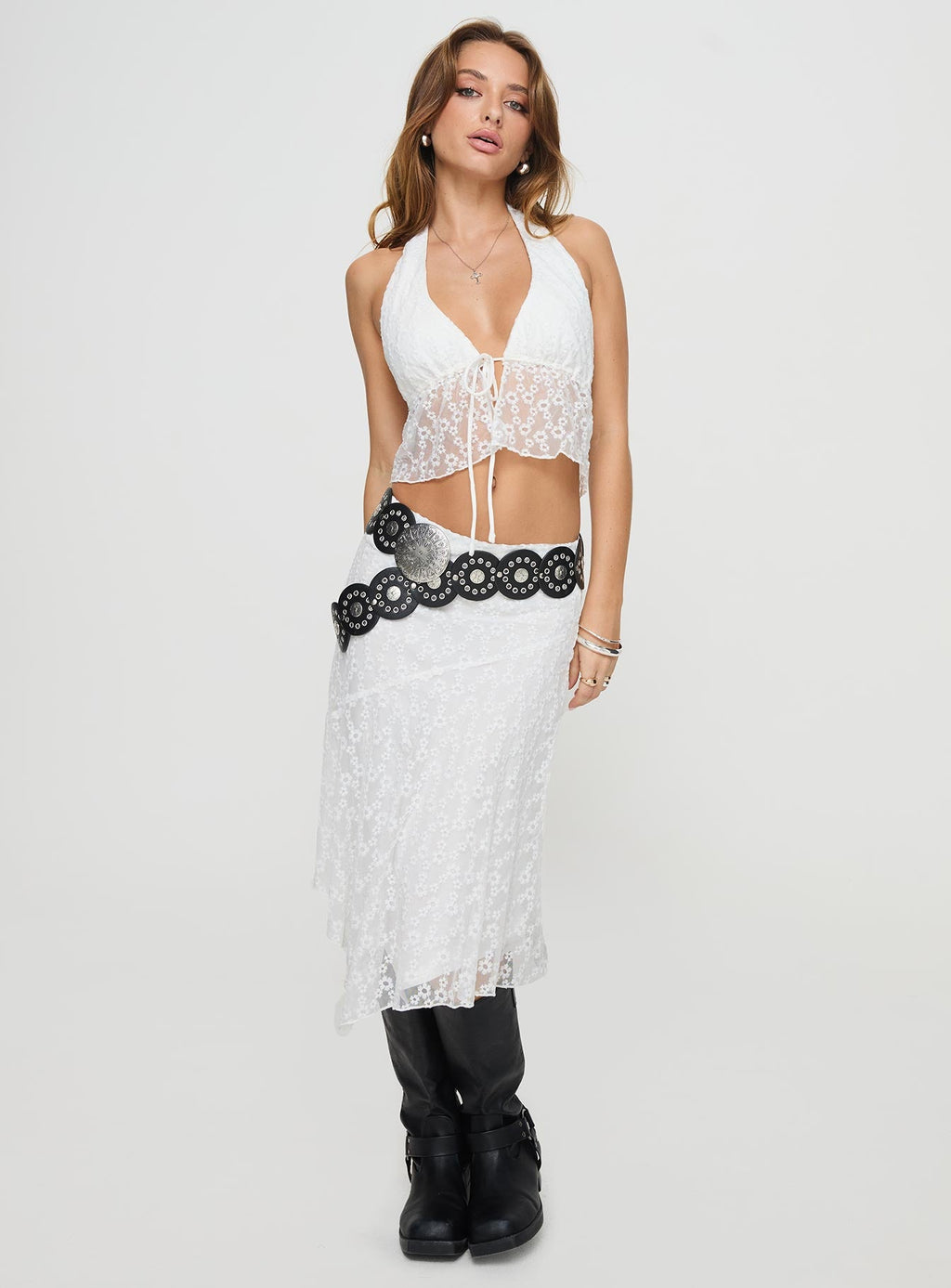 Larina Lace Set White