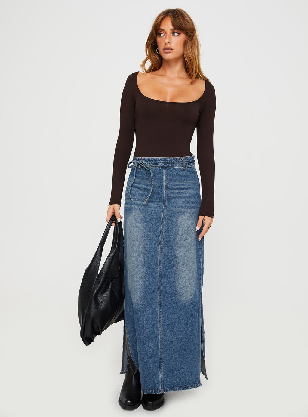 Ellery Bodysuit Brown Tall