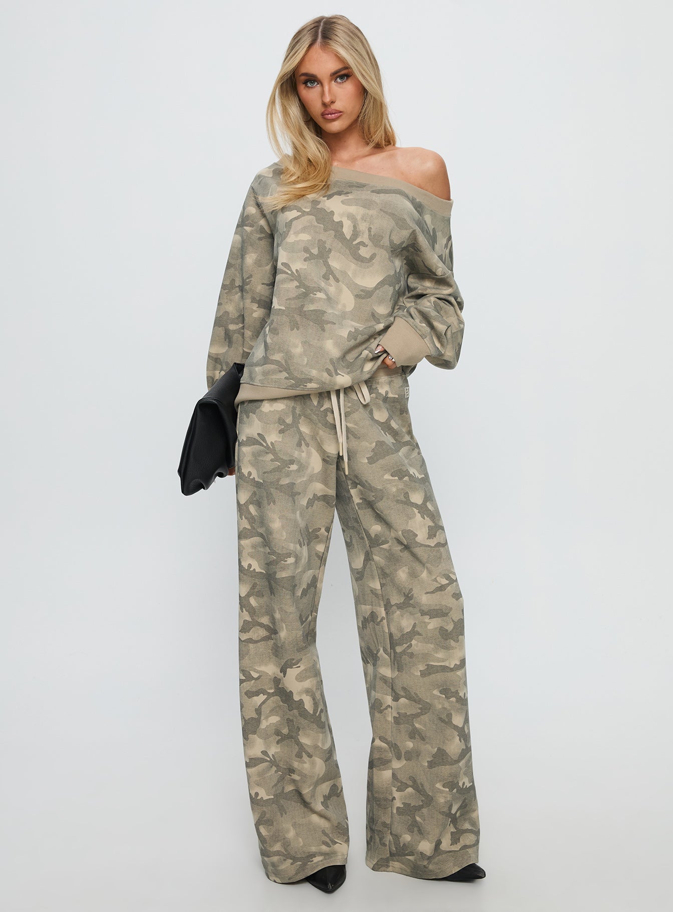 Dodie Wide Leg Pants Camo