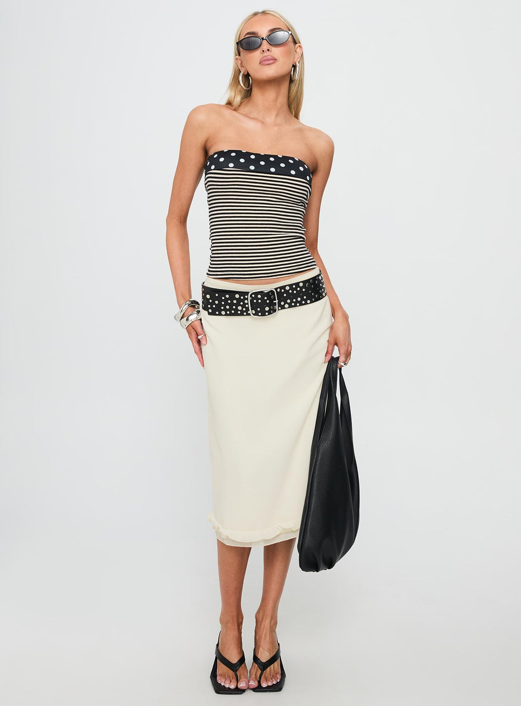 Virenna Strapless Top Multi