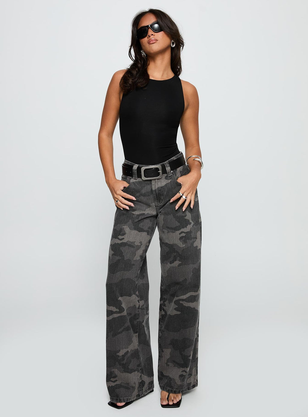 Majesty Tie Back Bodysuit Black