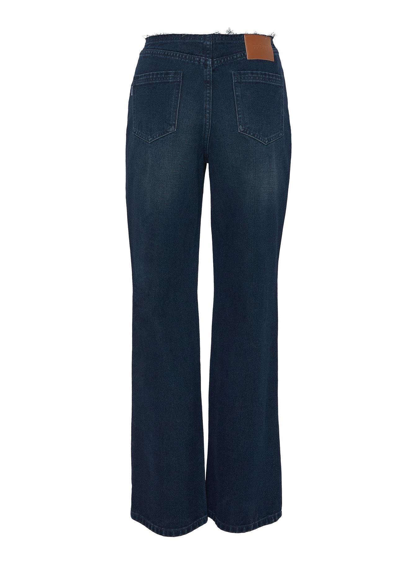 California King Mid Rise Straight Leg Jeans Dark Blue