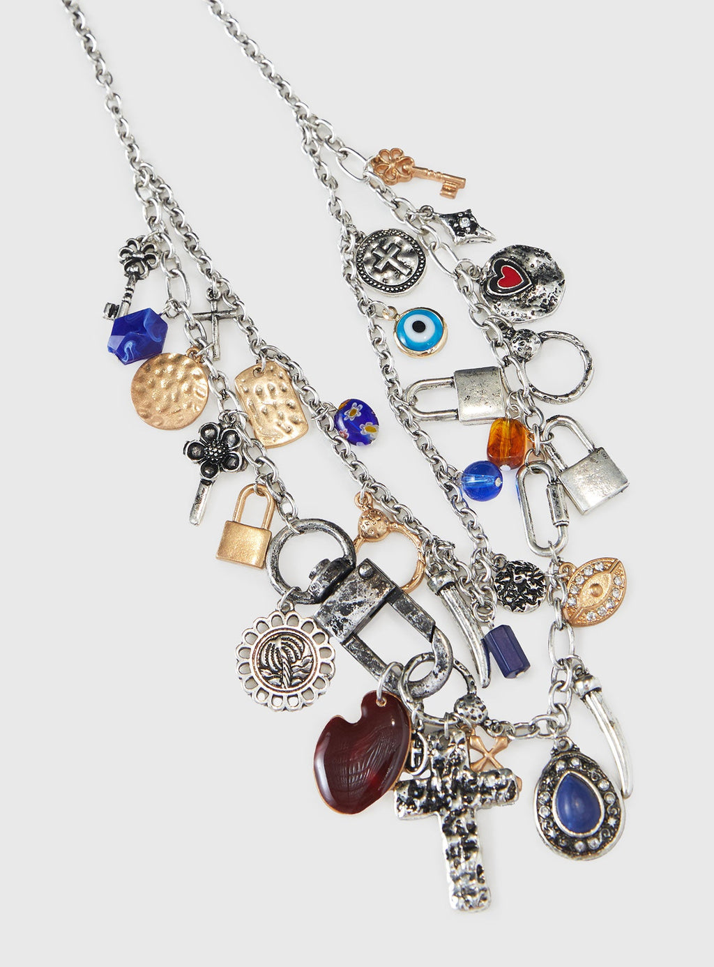 Unplugged Charm Necklace Multi