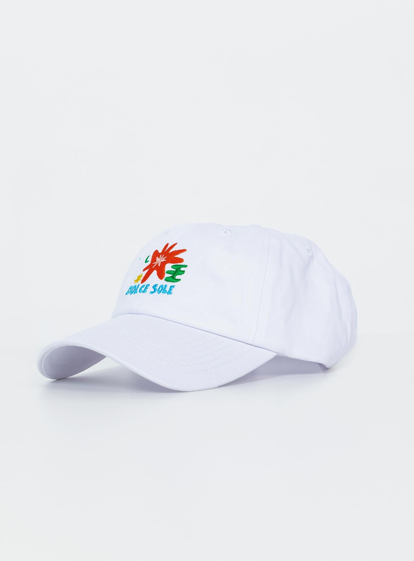 Dolce Sole Dad Cap White