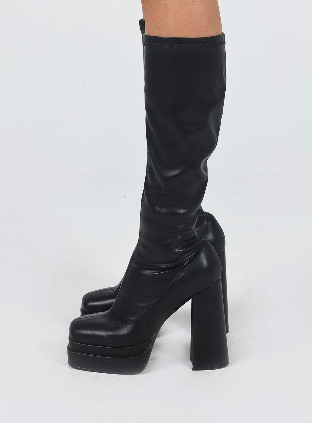 Rodney Platform Boot Black
