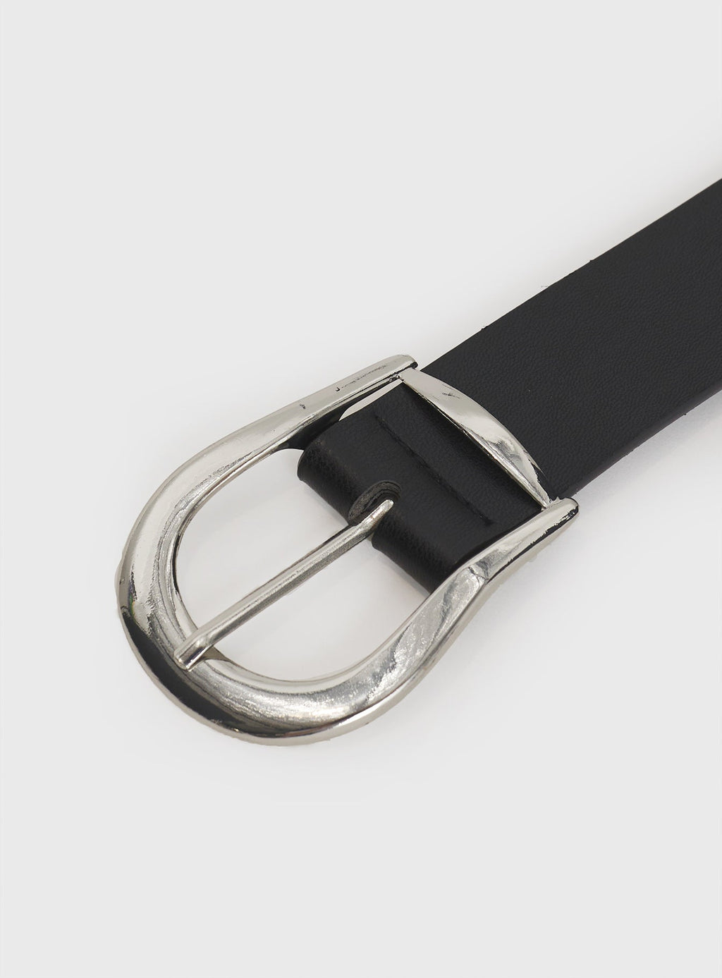 Breslin Belt Black / Silver