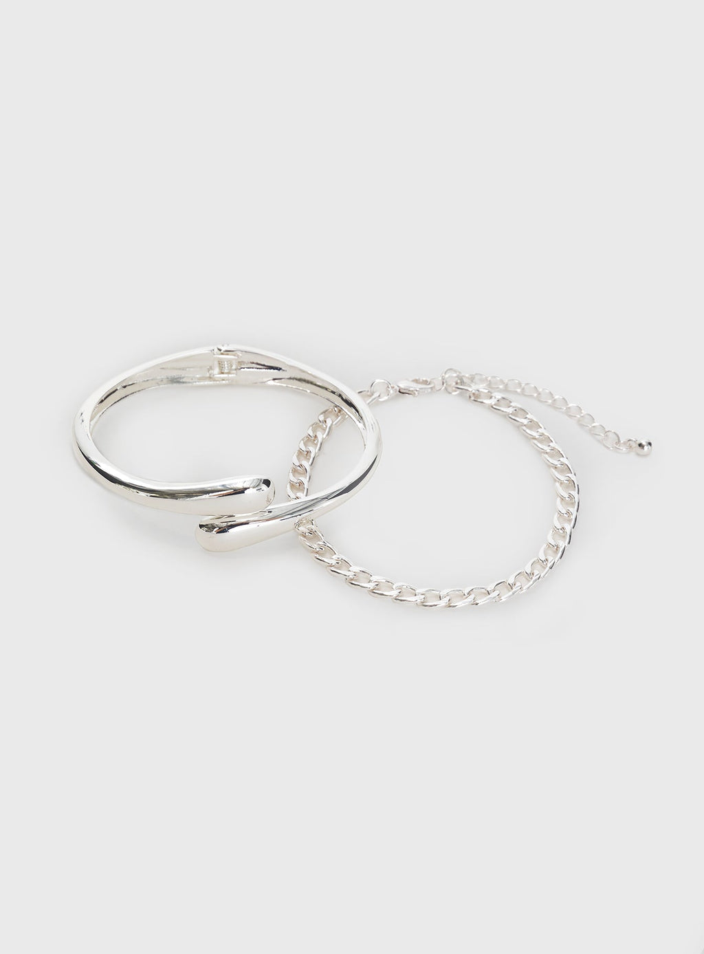 Elle Bracelet Set Silver