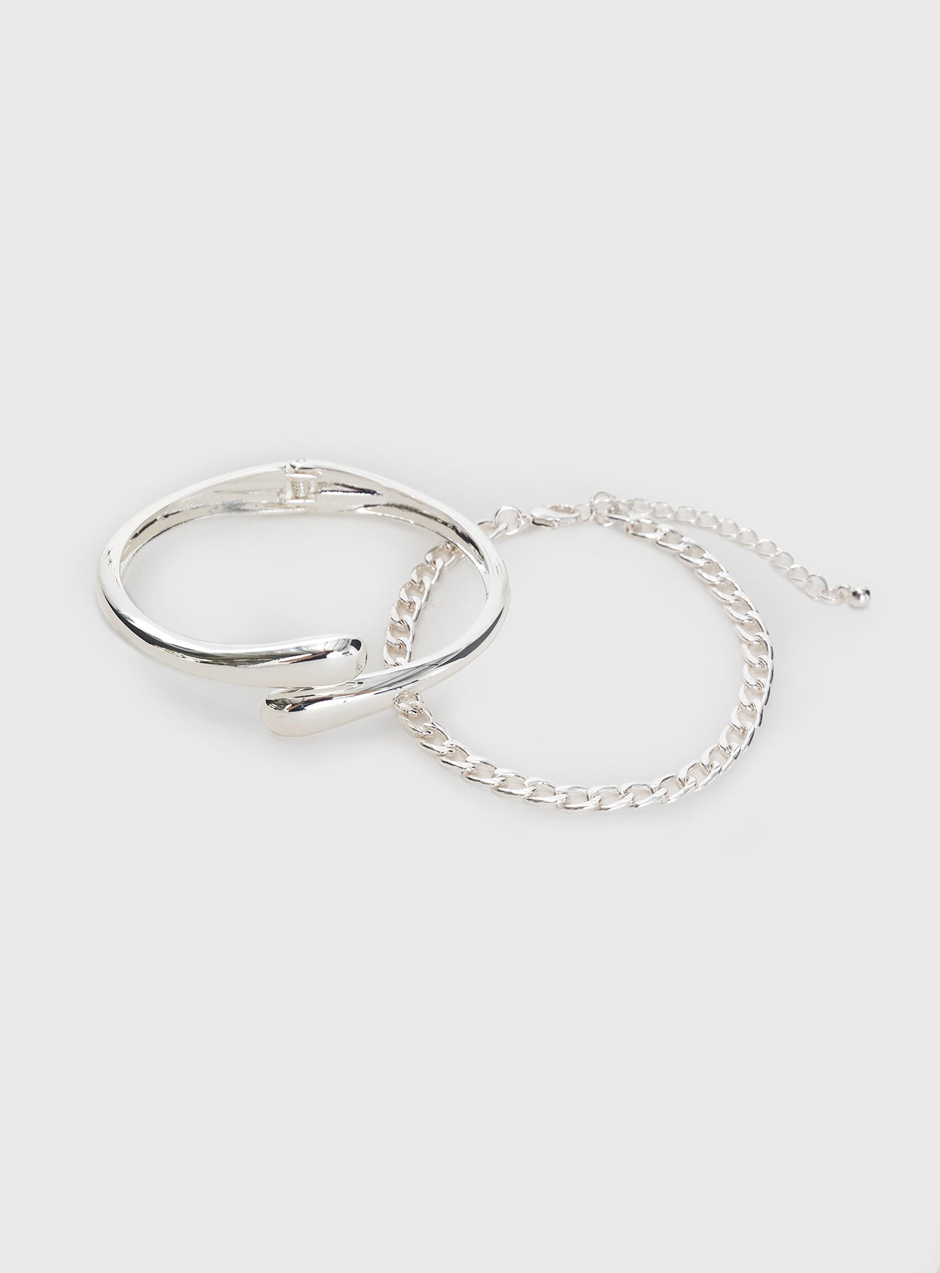 Elle Bracelet Set Silver