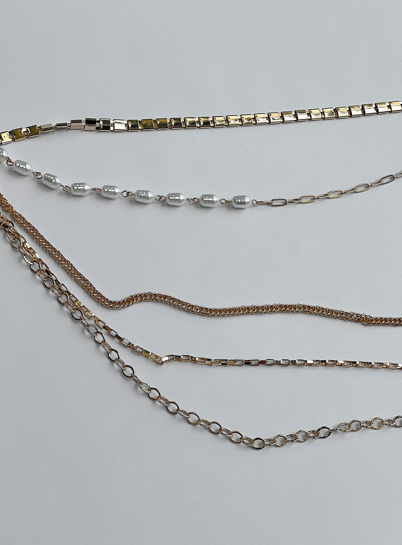 Laurelle Chain Belt Gold