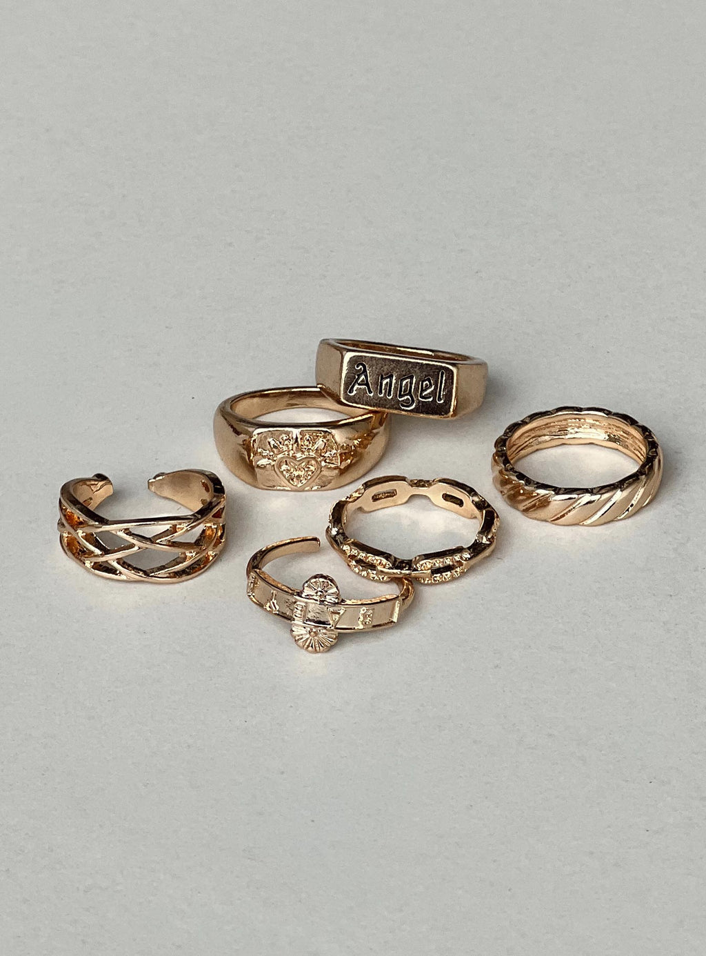 Something For All Ring Set Gold