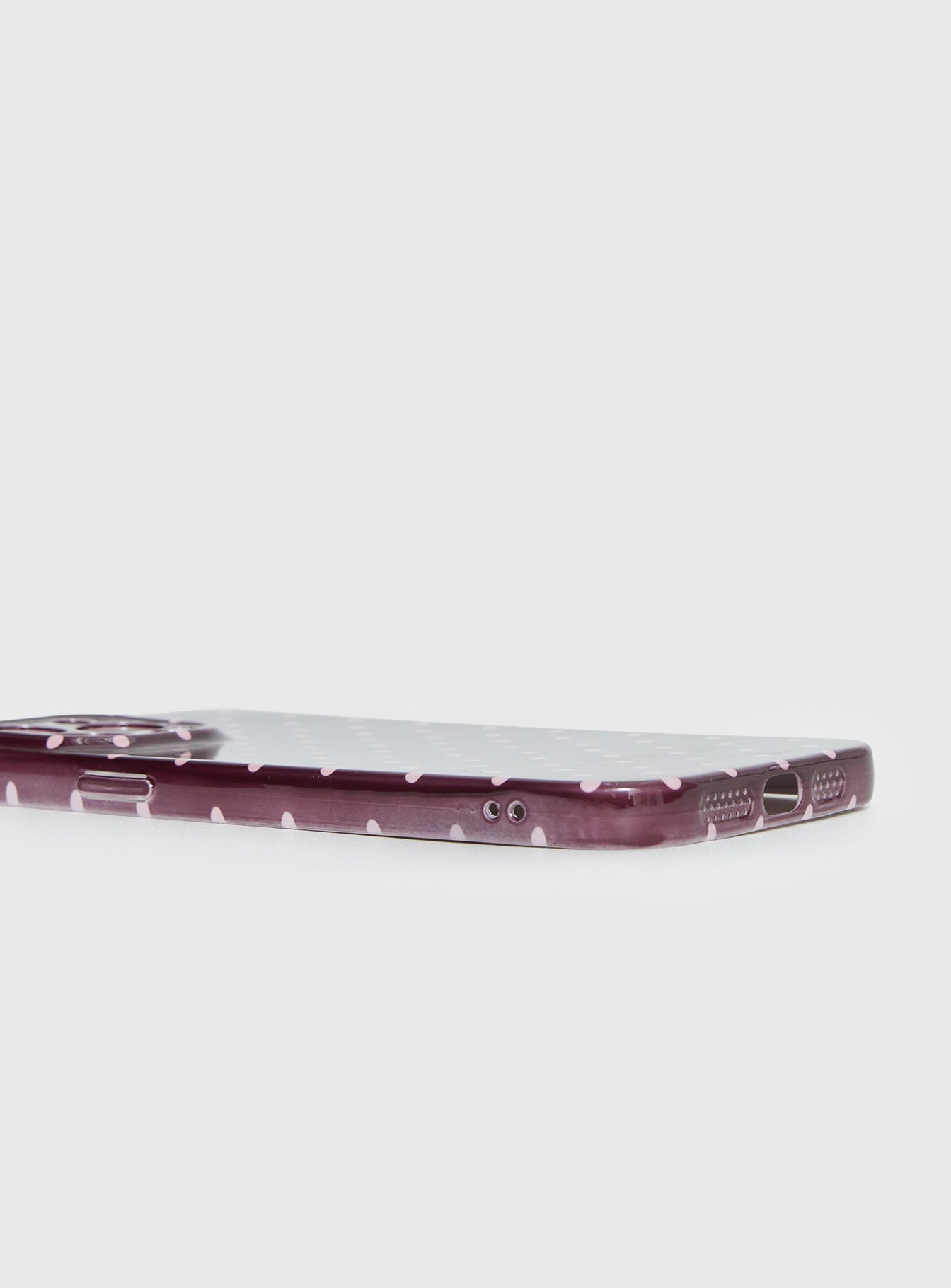 What You Wanted iphone Case Brown Polka