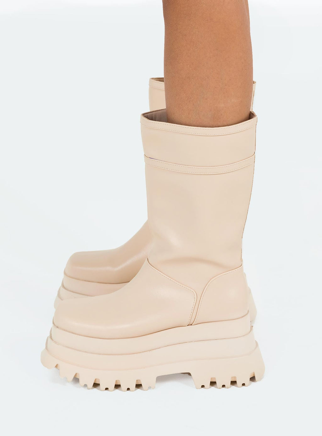 Sky High Boots Cream